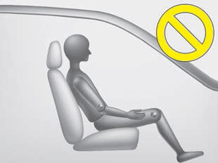 Kia Carnival: Occupant Detection System(ODS). - Never sit with hips shifted towards the front of the seat.