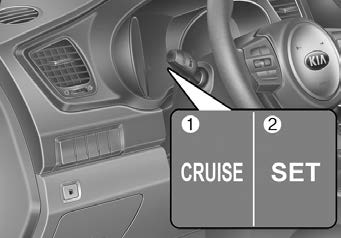 Kia Carnival: Smart cruise control system (SCC). 