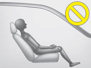 Kia Carnival: Occupant Detection System(ODS). - Never excessively recline the front passenger seatback.