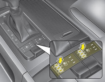 Kia Carnival: Seat cooler (Air ventilation seat). The temperature setting of the seat changes according to the switch position.